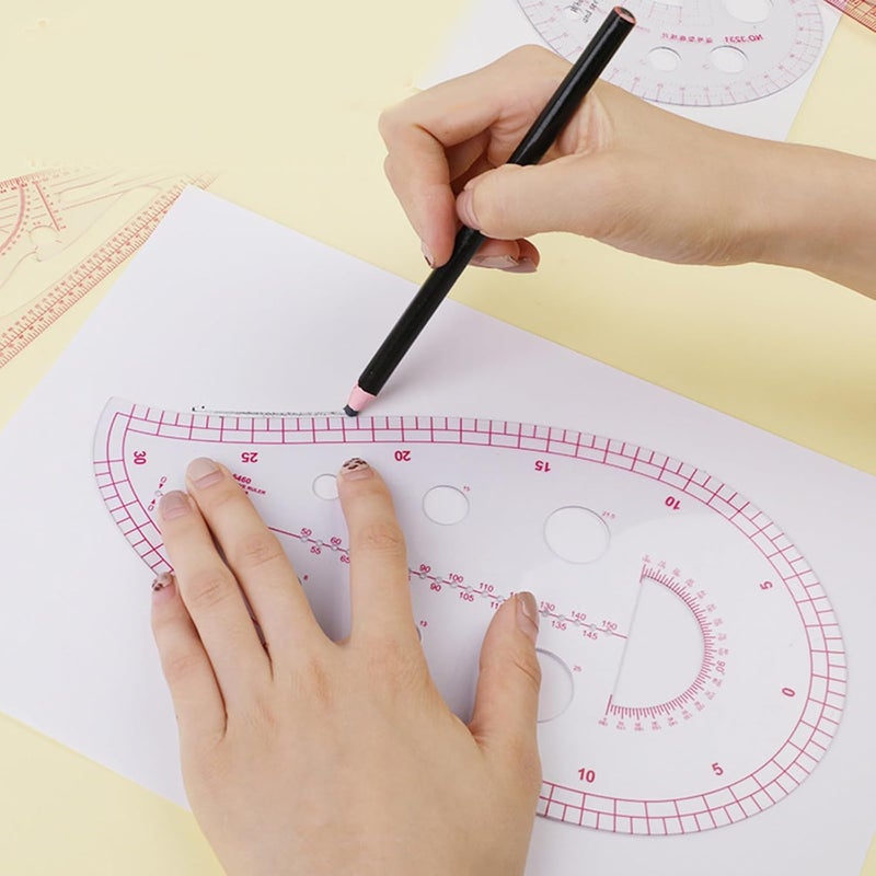 French Curved Ruler 6403 Multifunctional Patchwork Sewing Tool Dressmaking Template - Image 2
